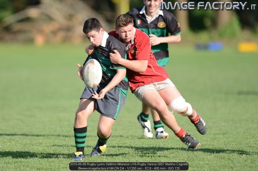 2015-05-09 Rugby Lyons Settimo Milanese U16-Rugby Varese 0857 Martino Cagnetti